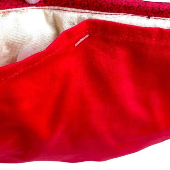 Santas Best Snowman Christmas Holiday Stocking Plush 3D Puffy Raised Quilted 17" - Picture 5 of 6